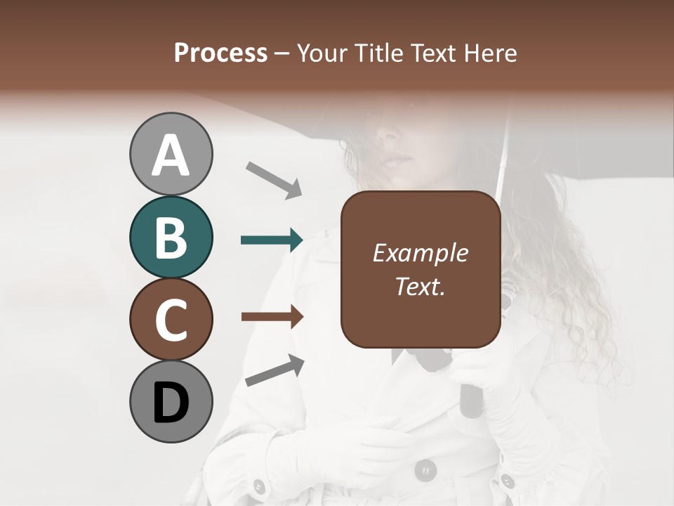 White Model Look PowerPoint Template
