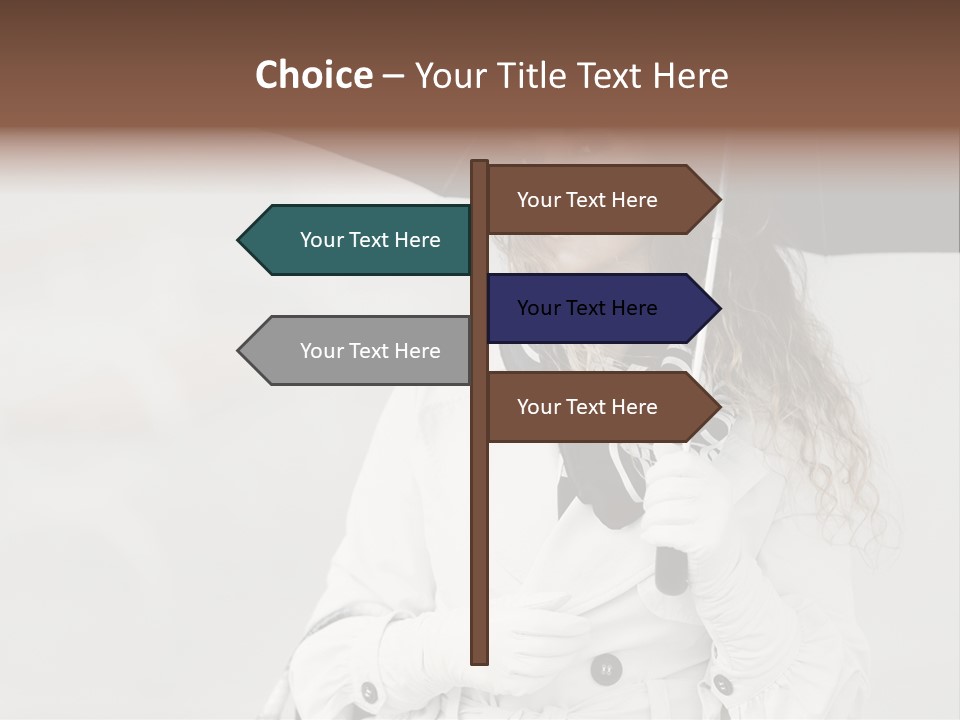 White Model Look PowerPoint Template