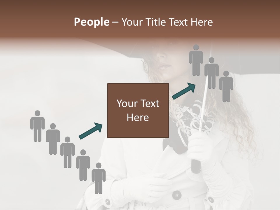 White Model Look PowerPoint Template