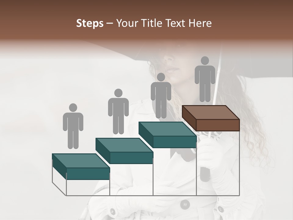 White Model Look PowerPoint Template
