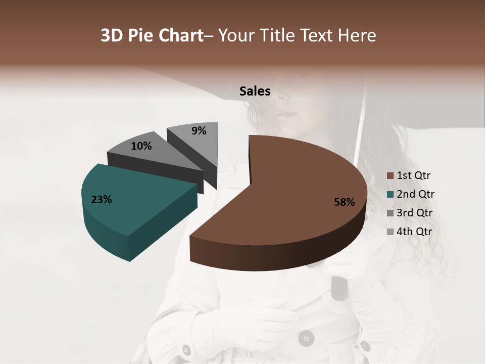 White Model Look PowerPoint Template