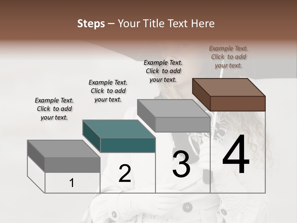 White Model Look PowerPoint Template