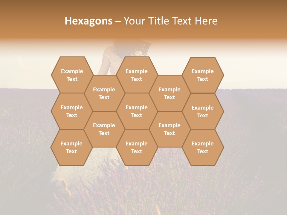 Enjoying Woman Colorful PowerPoint Template