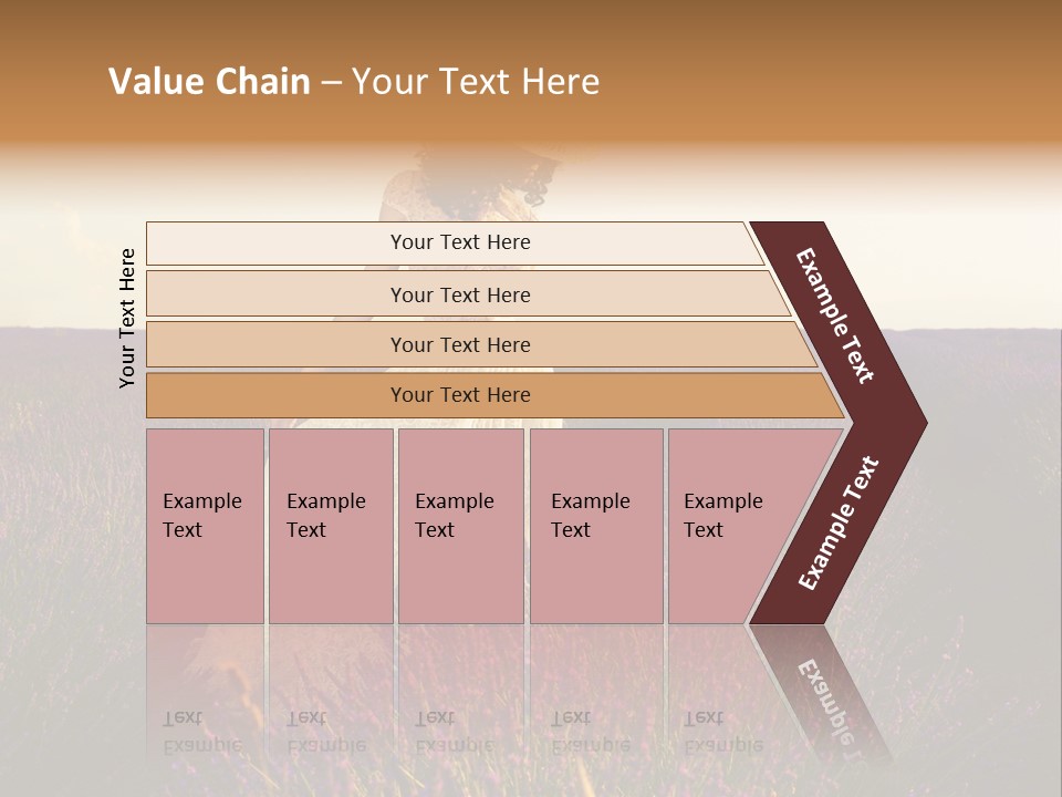 Enjoying Woman Colorful PowerPoint Template