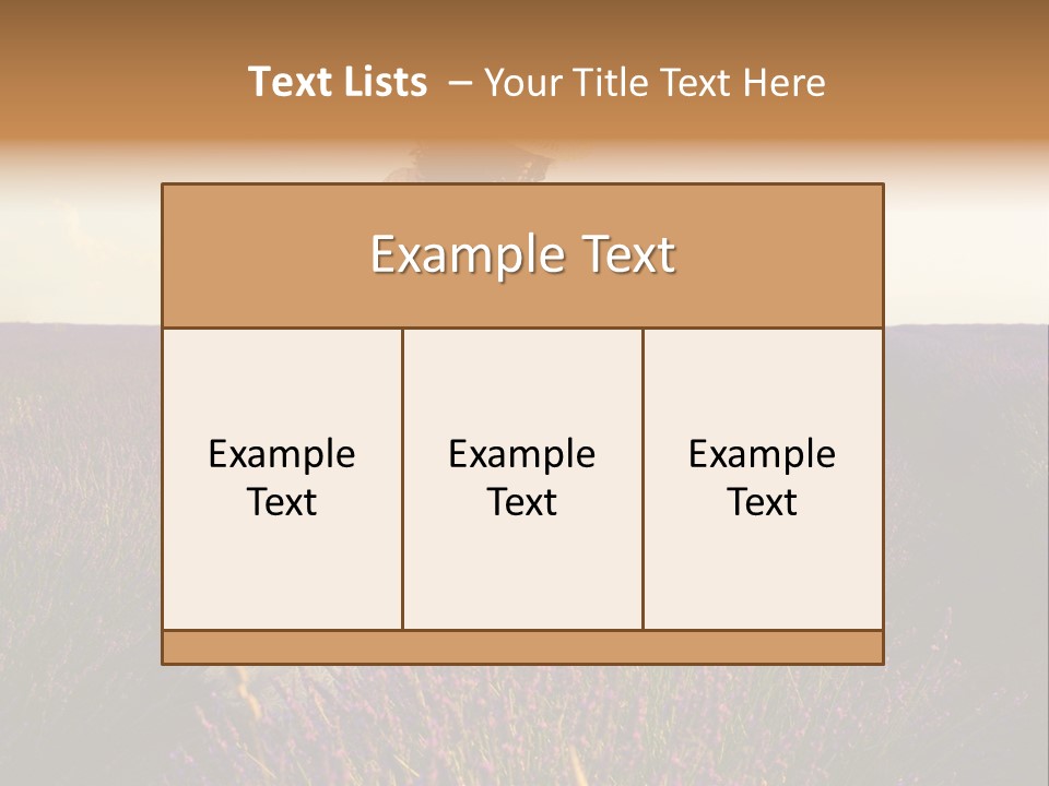 Enjoying Woman Colorful PowerPoint Template