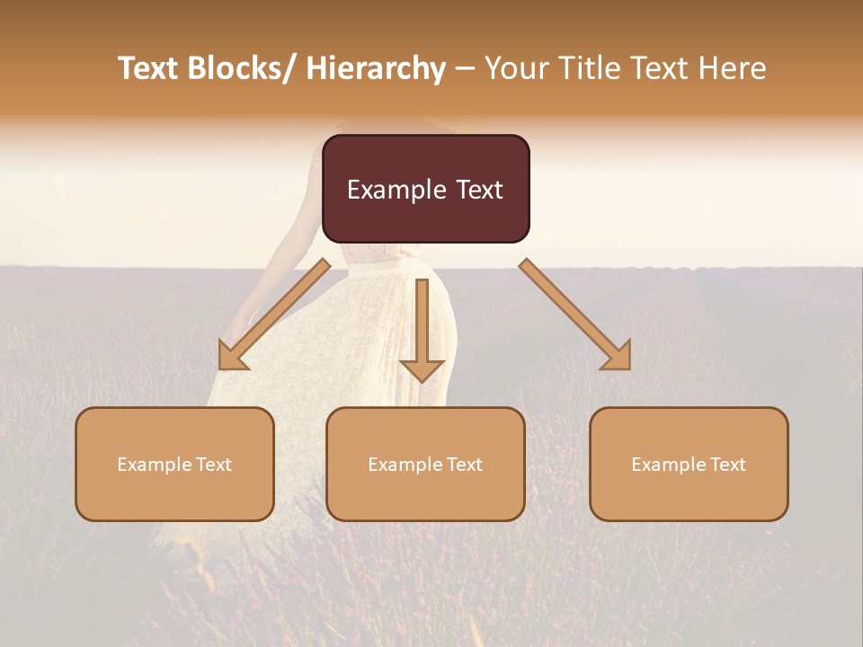 Enjoying Woman Colorful PowerPoint Template