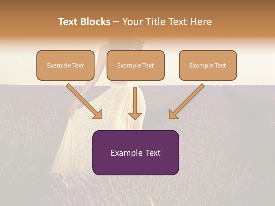 Enjoying Woman Colorful PowerPoint Template