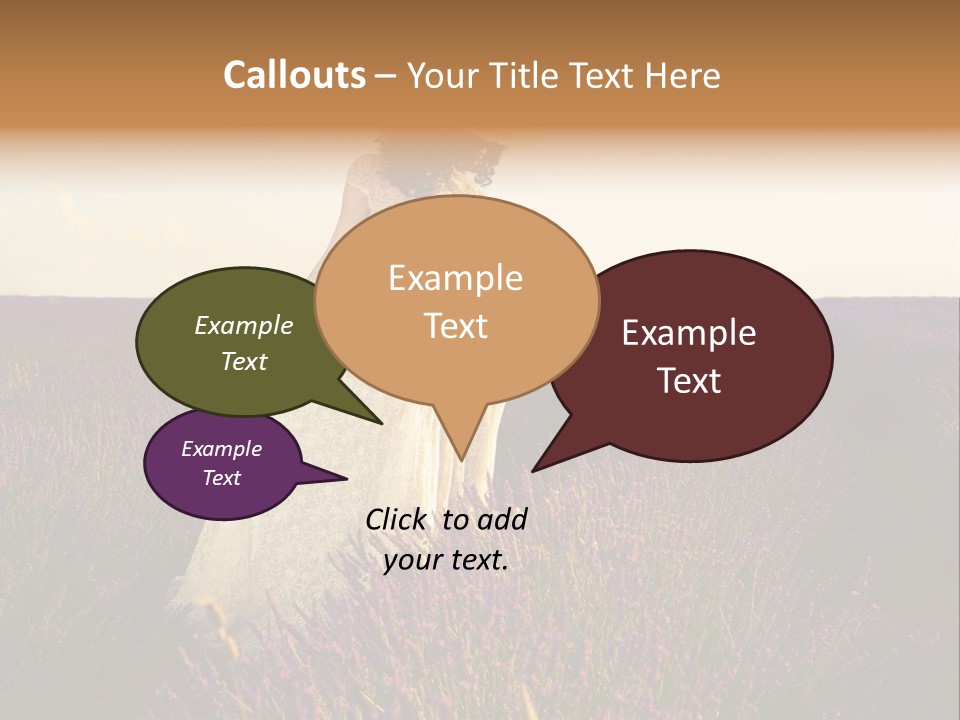 Enjoying Woman Colorful PowerPoint Template