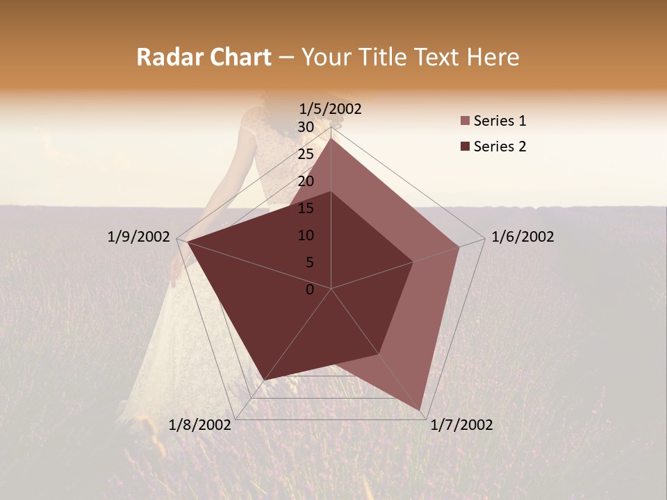 Enjoying Woman Colorful PowerPoint Template