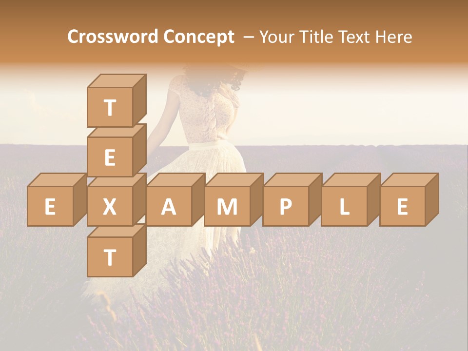 Enjoying Woman Colorful PowerPoint Template