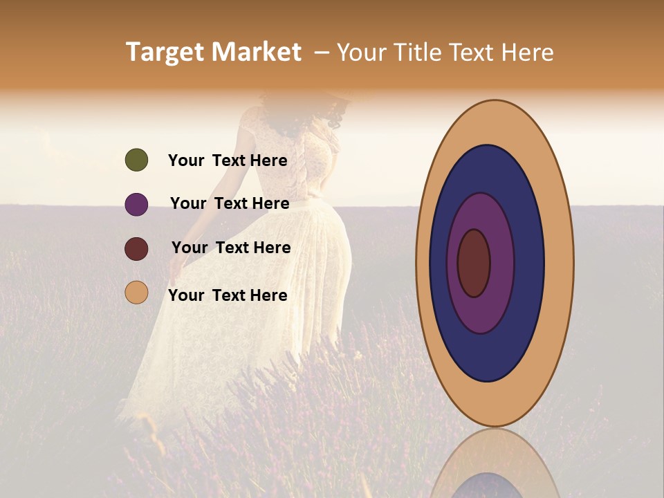 Enjoying Woman Colorful PowerPoint Template