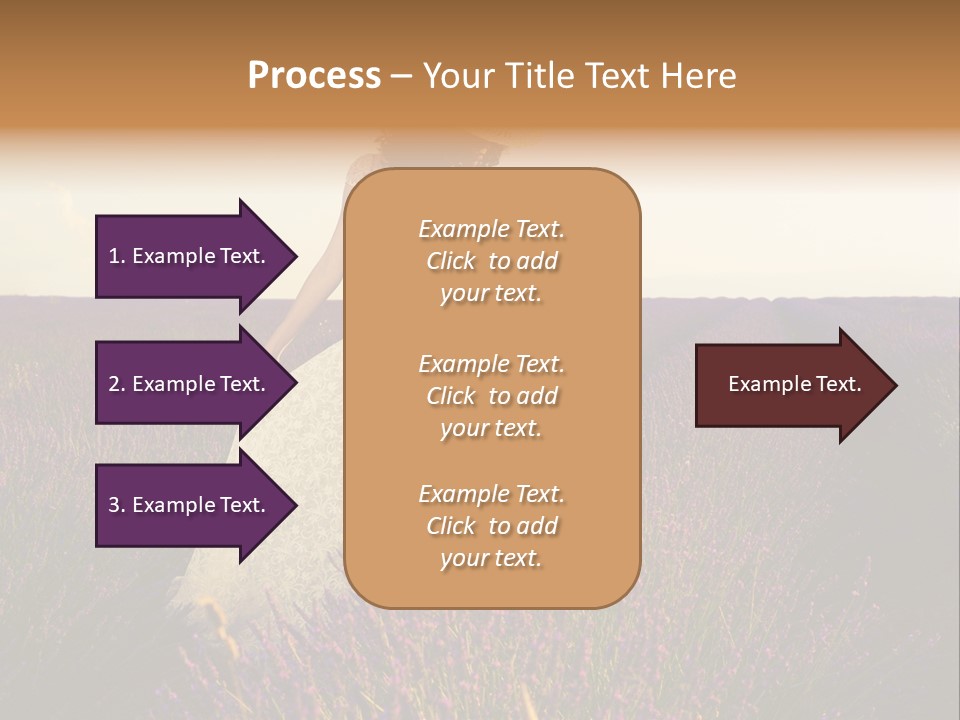 Enjoying Woman Colorful PowerPoint Template