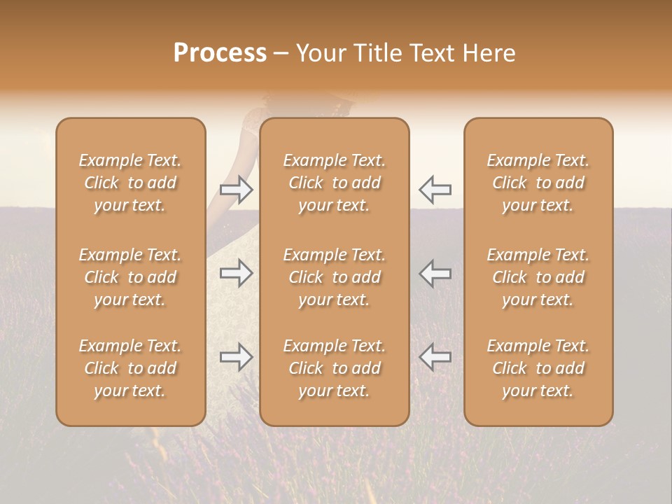 Enjoying Woman Colorful PowerPoint Template