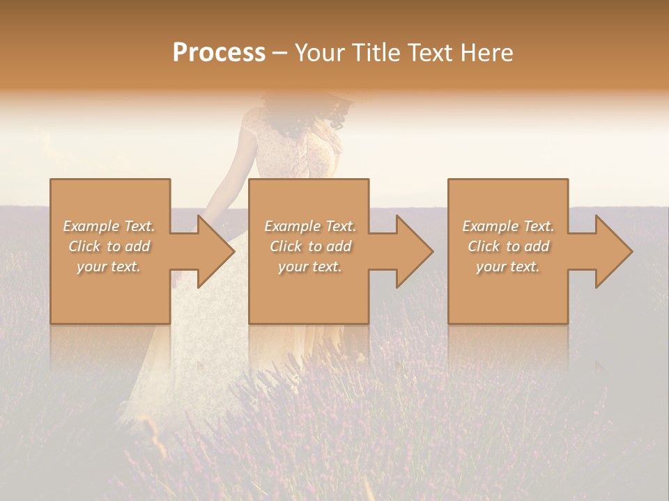 Enjoying Woman Colorful PowerPoint Template