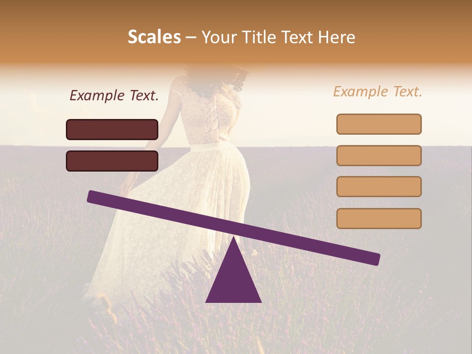 Enjoying Woman Colorful PowerPoint Template