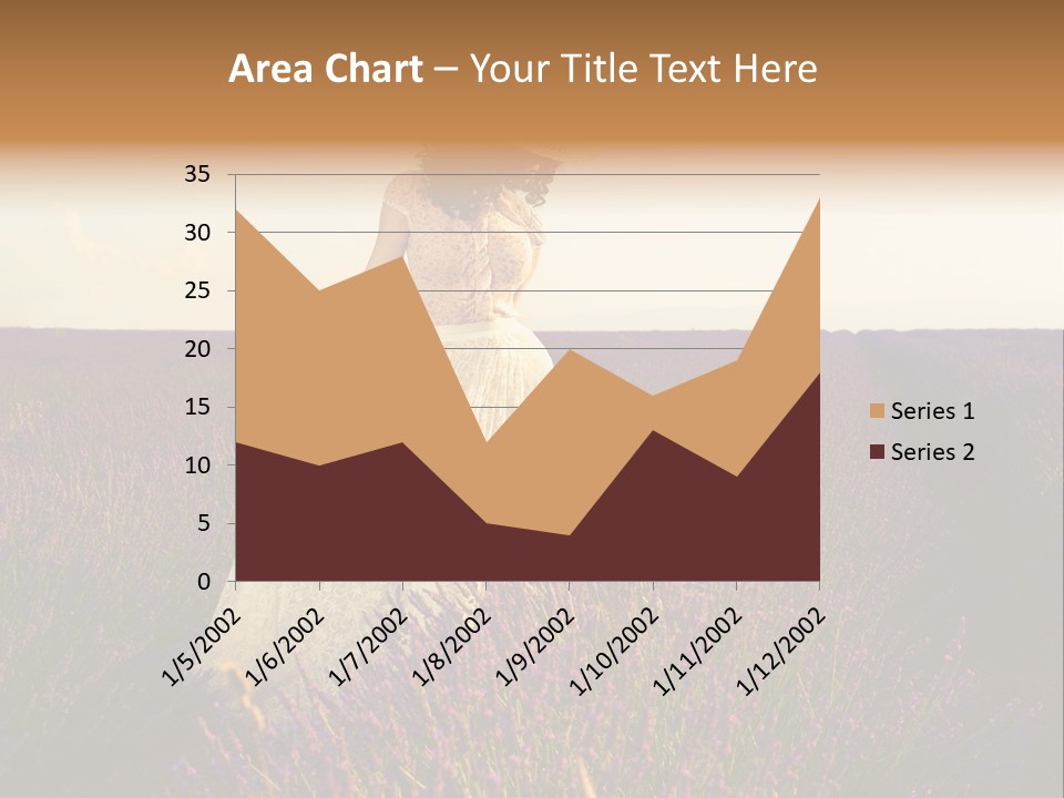 Enjoying Woman Colorful PowerPoint Template