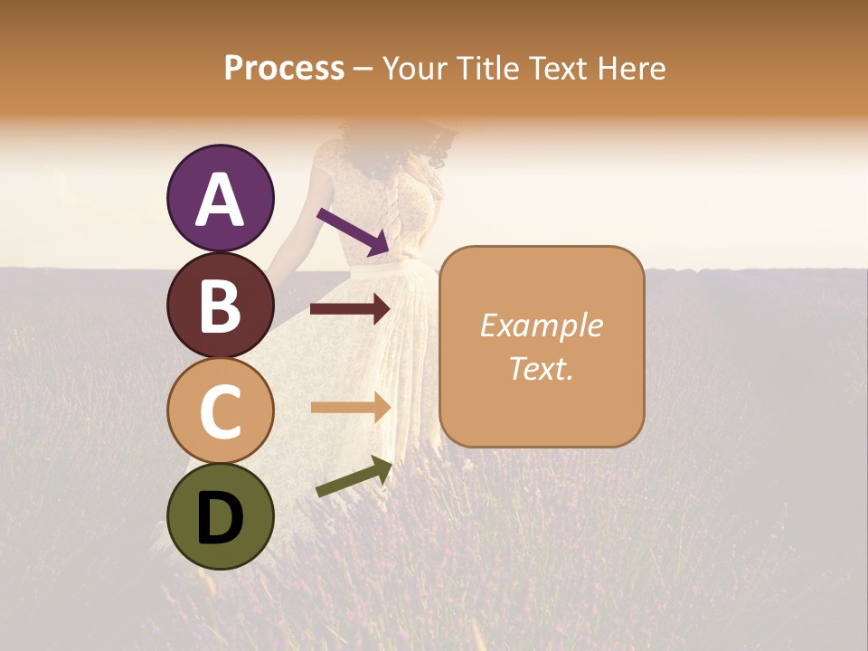 Enjoying Woman Colorful PowerPoint Template