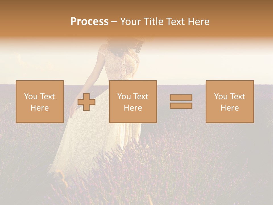 Enjoying Woman Colorful PowerPoint Template