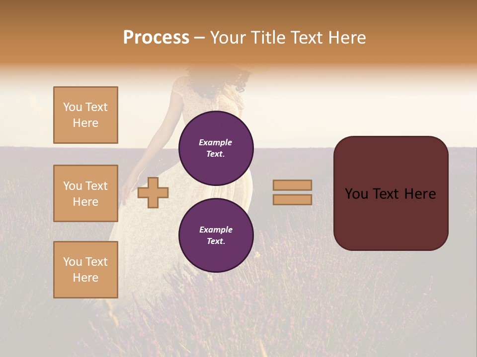 Enjoying Woman Colorful PowerPoint Template