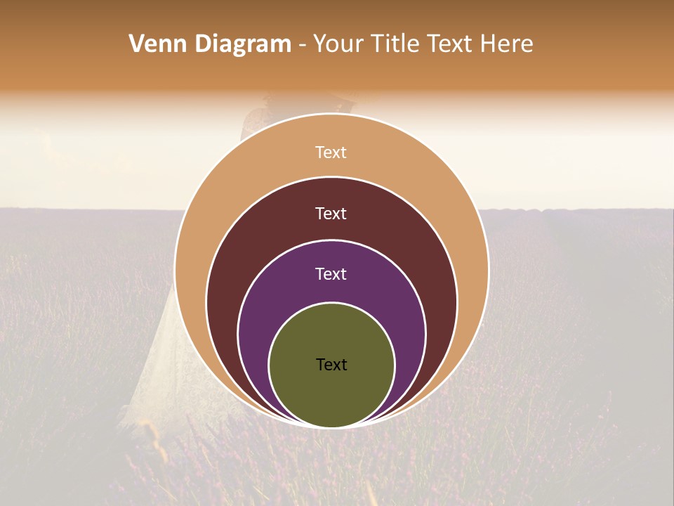 Enjoying Woman Colorful PowerPoint Template