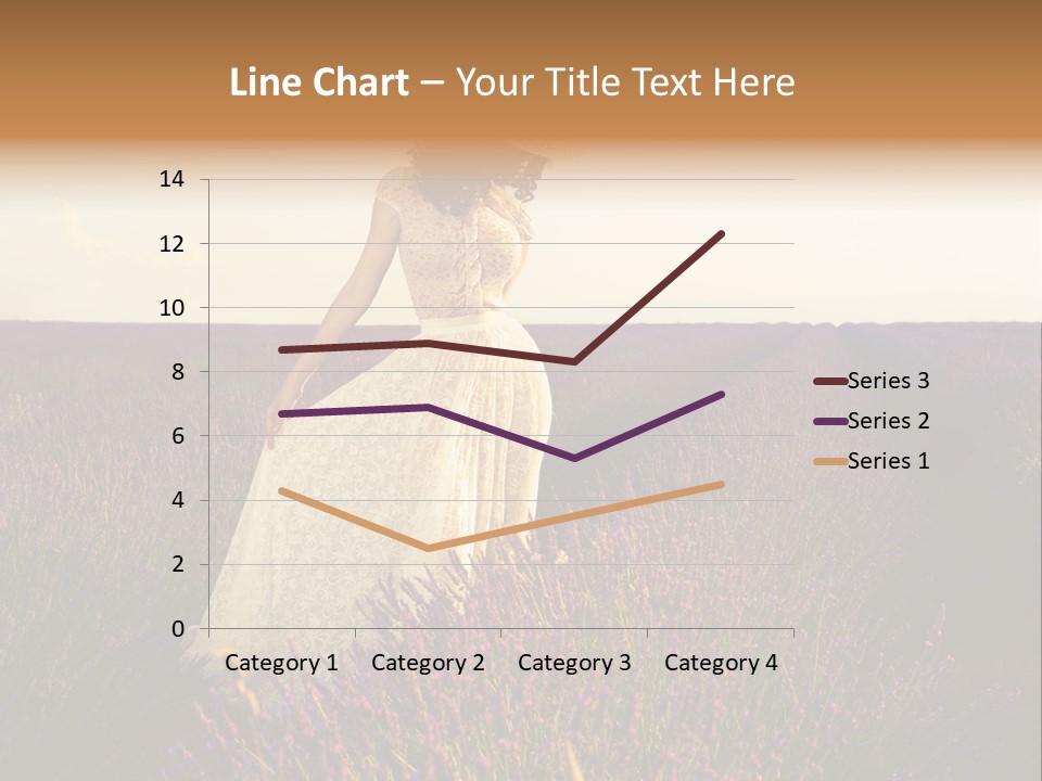 Enjoying Woman Colorful PowerPoint Template