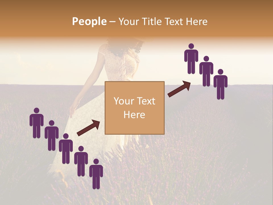 Enjoying Woman Colorful PowerPoint Template