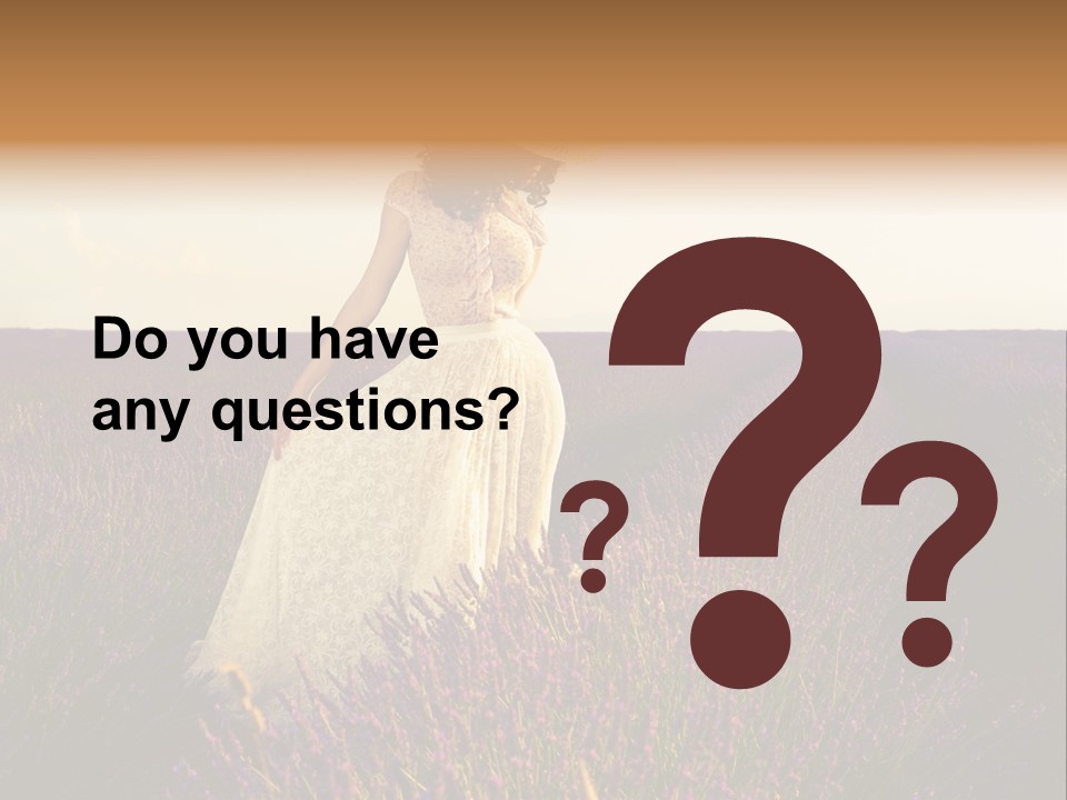 Enjoying Woman Colorful PowerPoint Template