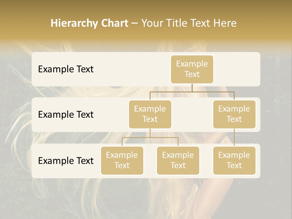 Freedom Hair Pretty PowerPoint Template