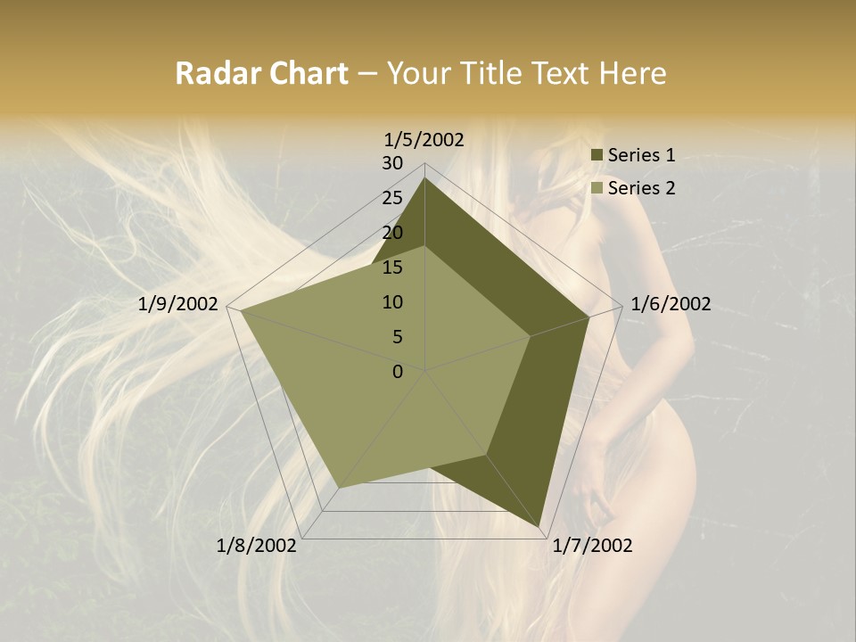 Freedom Hair Pretty PowerPoint Template