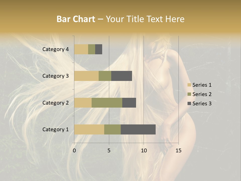 Freedom Hair Pretty PowerPoint Template