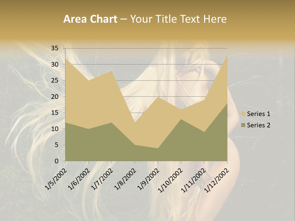 Freedom Hair Pretty PowerPoint Template