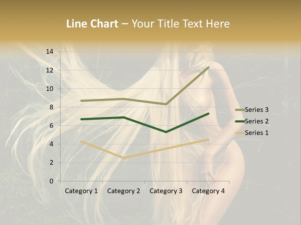 Freedom Hair Pretty PowerPoint Template