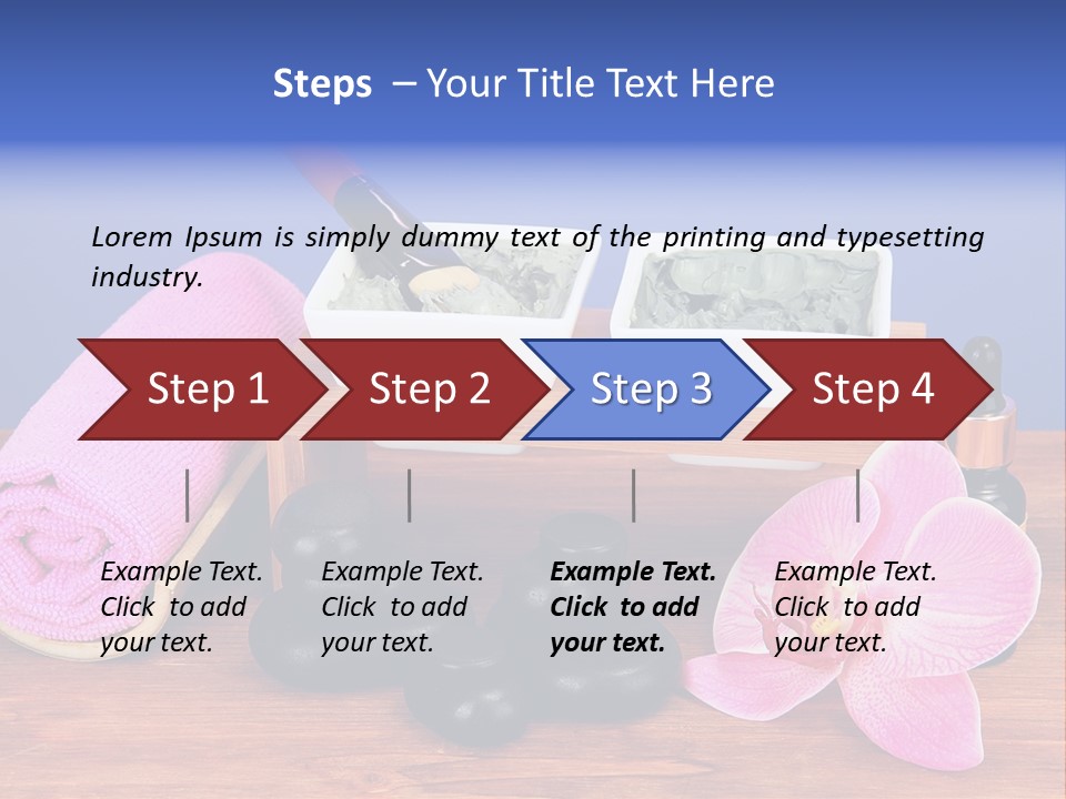 Wet Cure Mask PowerPoint Template