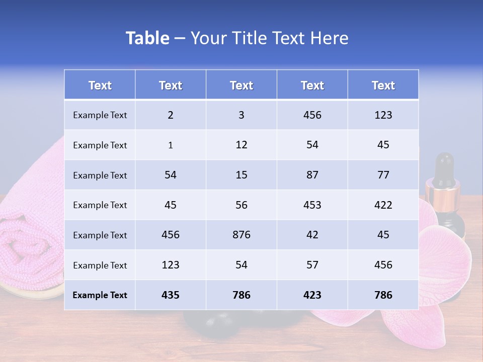 Wet Cure Mask PowerPoint Template