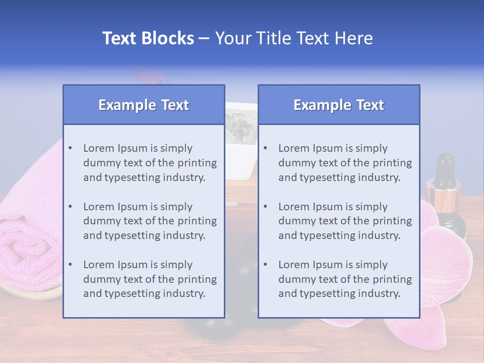 Wet Cure Mask PowerPoint Template