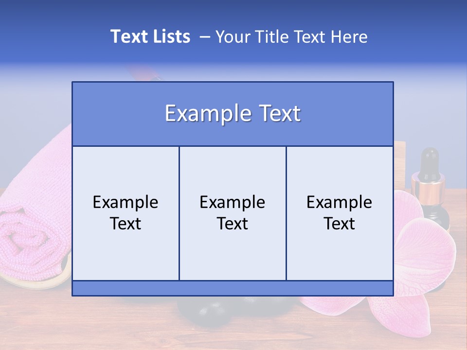 Wet Cure Mask PowerPoint Template