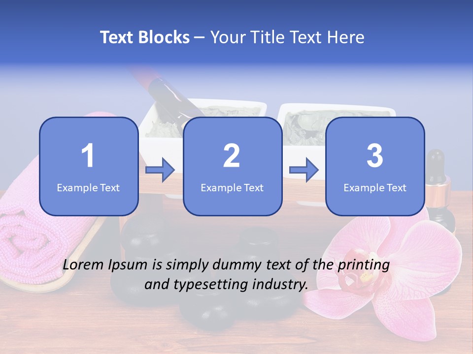 Wet Cure Mask PowerPoint Template