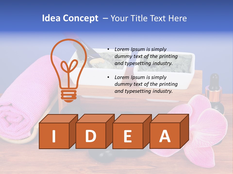 Wet Cure Mask PowerPoint Template