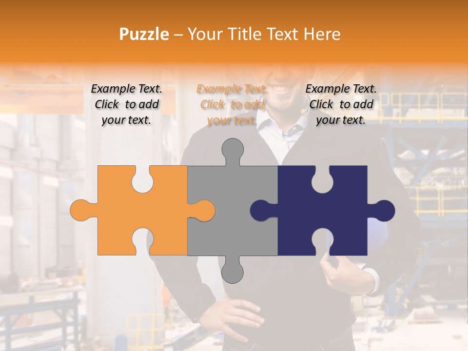 Gas Helmet Male PowerPoint Template