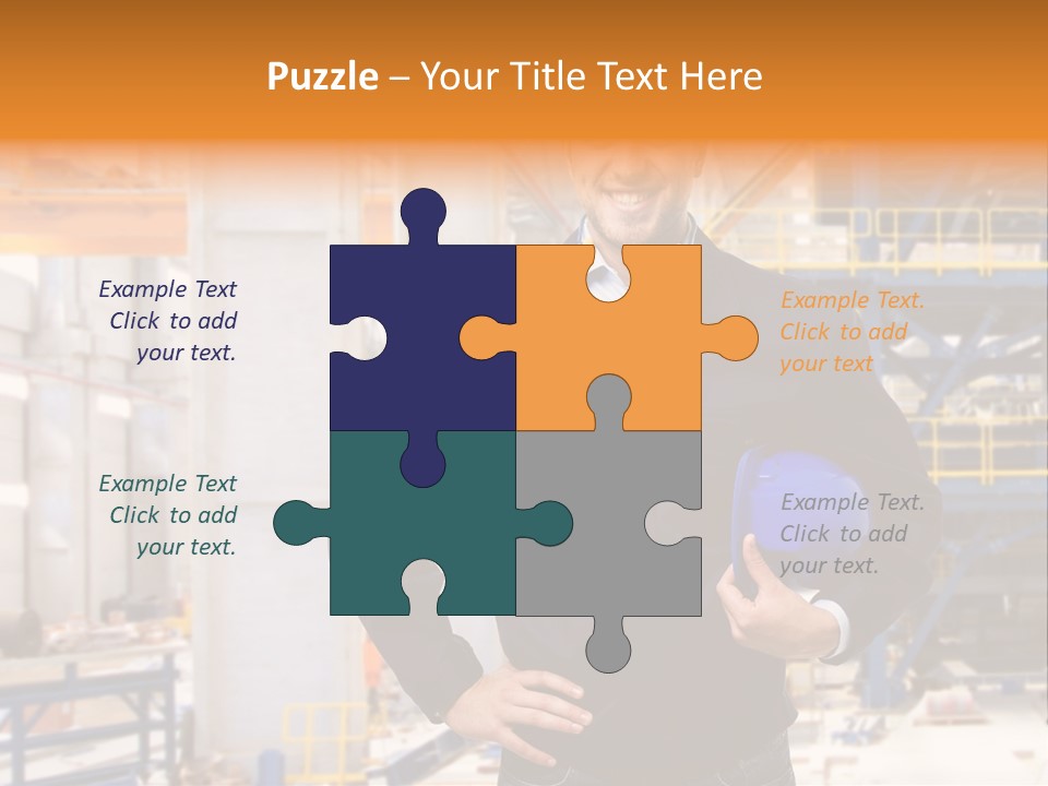 Gas Helmet Male PowerPoint Template