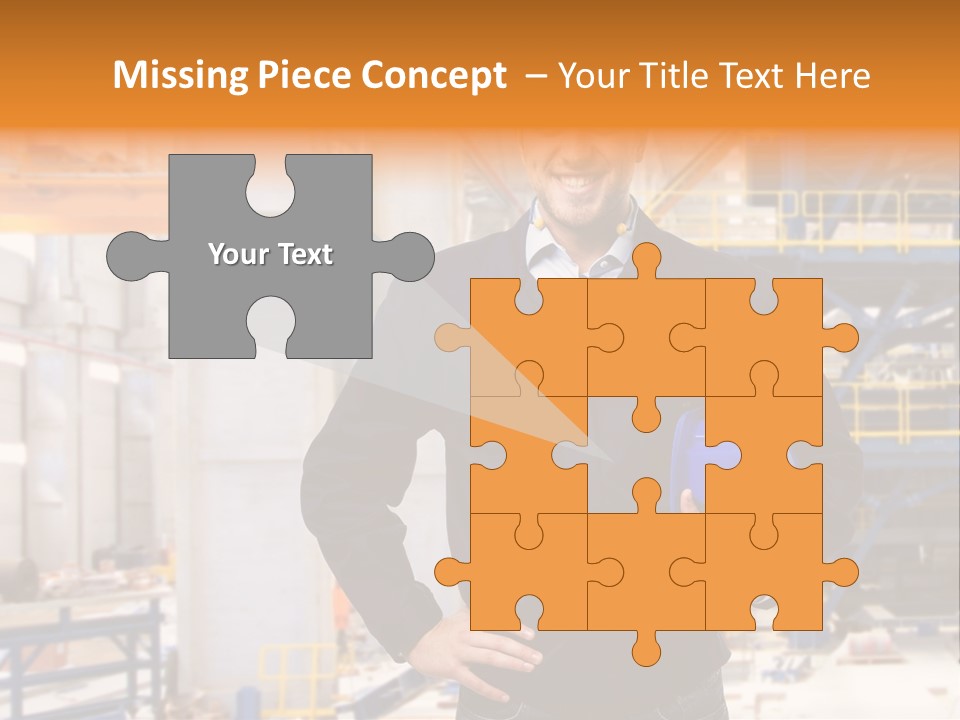 Gas Helmet Male PowerPoint Template