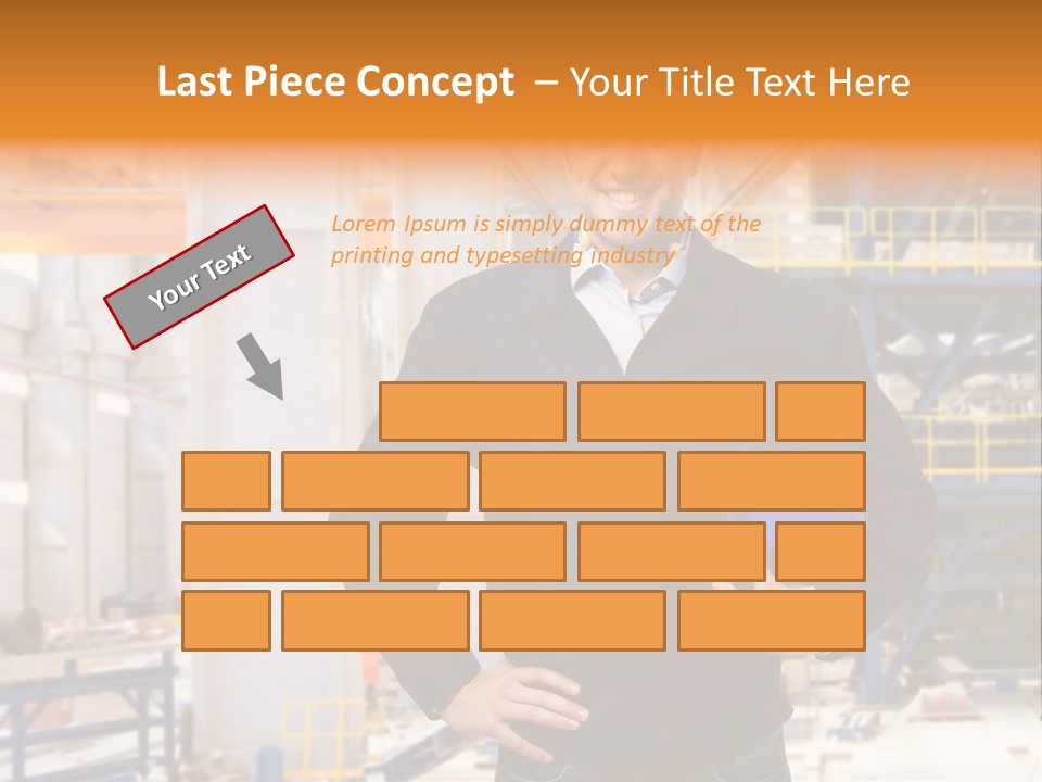 Gas Helmet Male PowerPoint Template