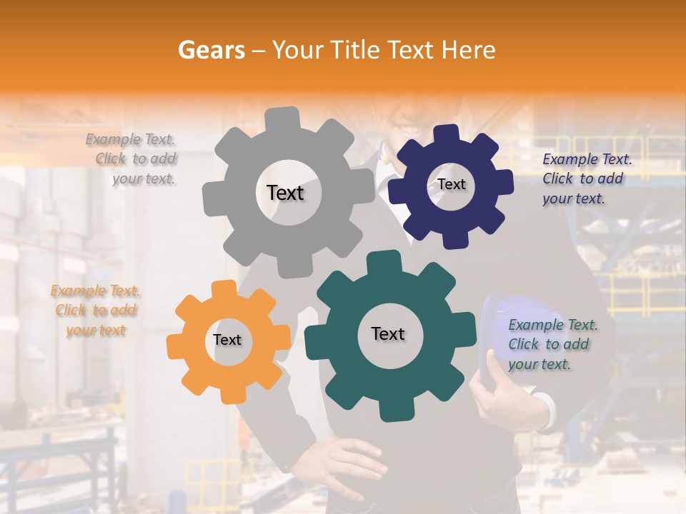 Gas Helmet Male PowerPoint Template