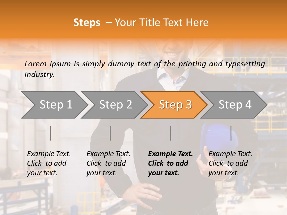 Gas Helmet Male PowerPoint Template