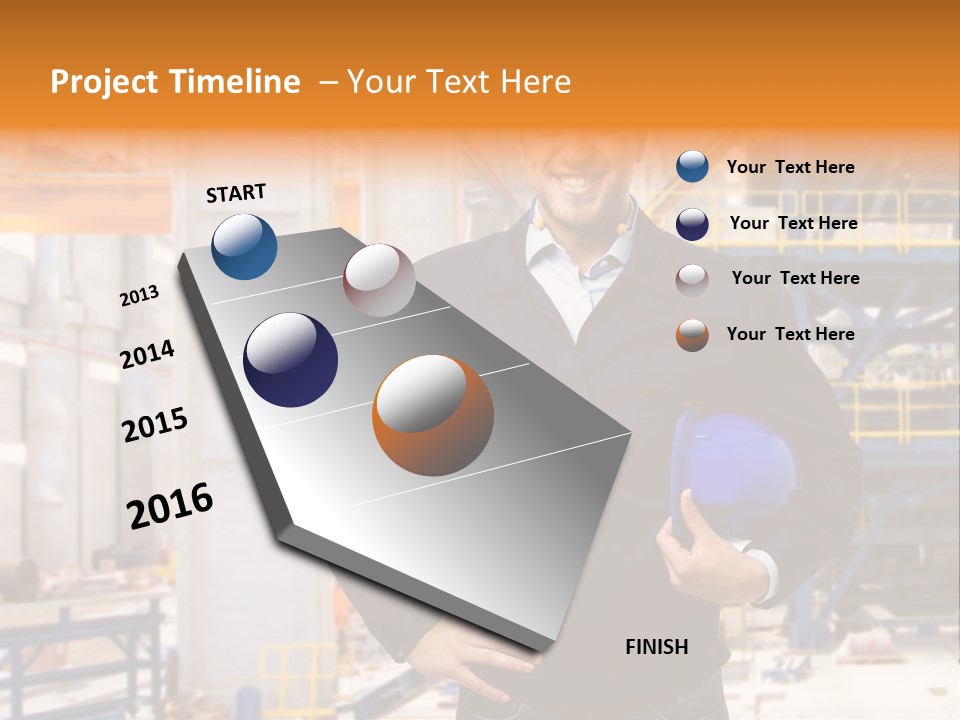 Gas Helmet Male PowerPoint Template