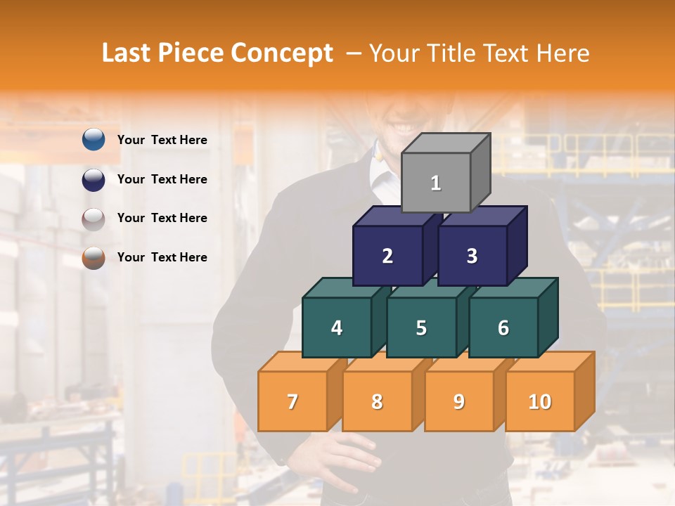 Gas Helmet Male PowerPoint Template