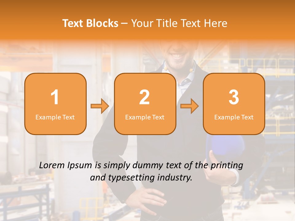 Gas Helmet Male PowerPoint Template
