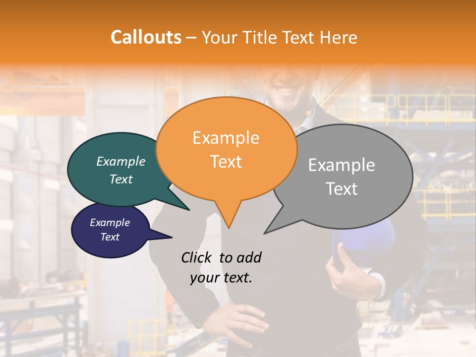 Gas Helmet Male PowerPoint Template