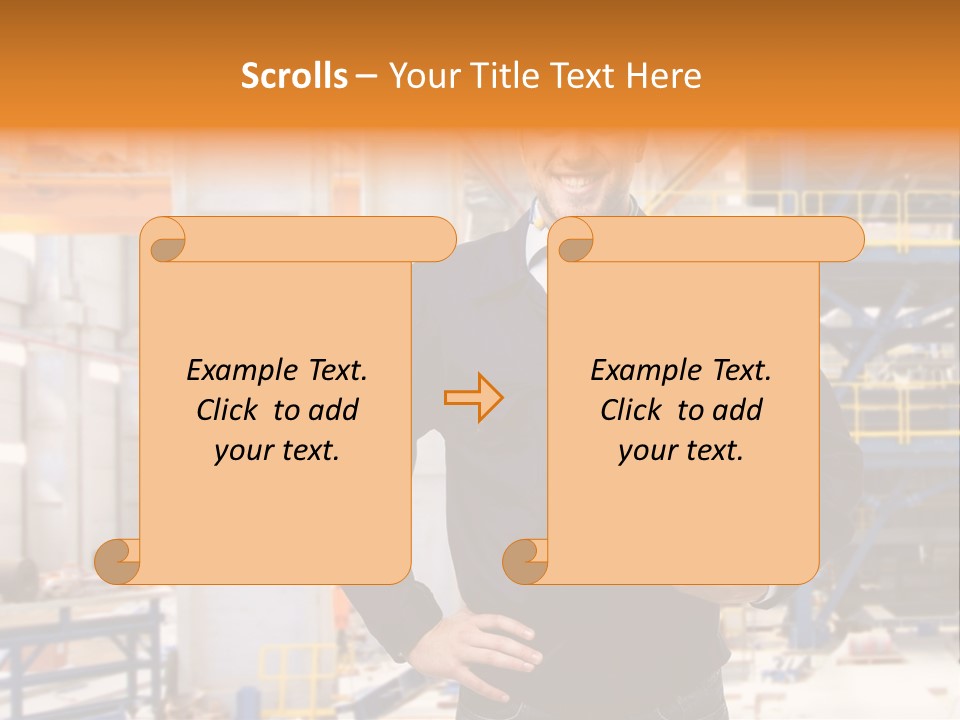 Gas Helmet Male PowerPoint Template
