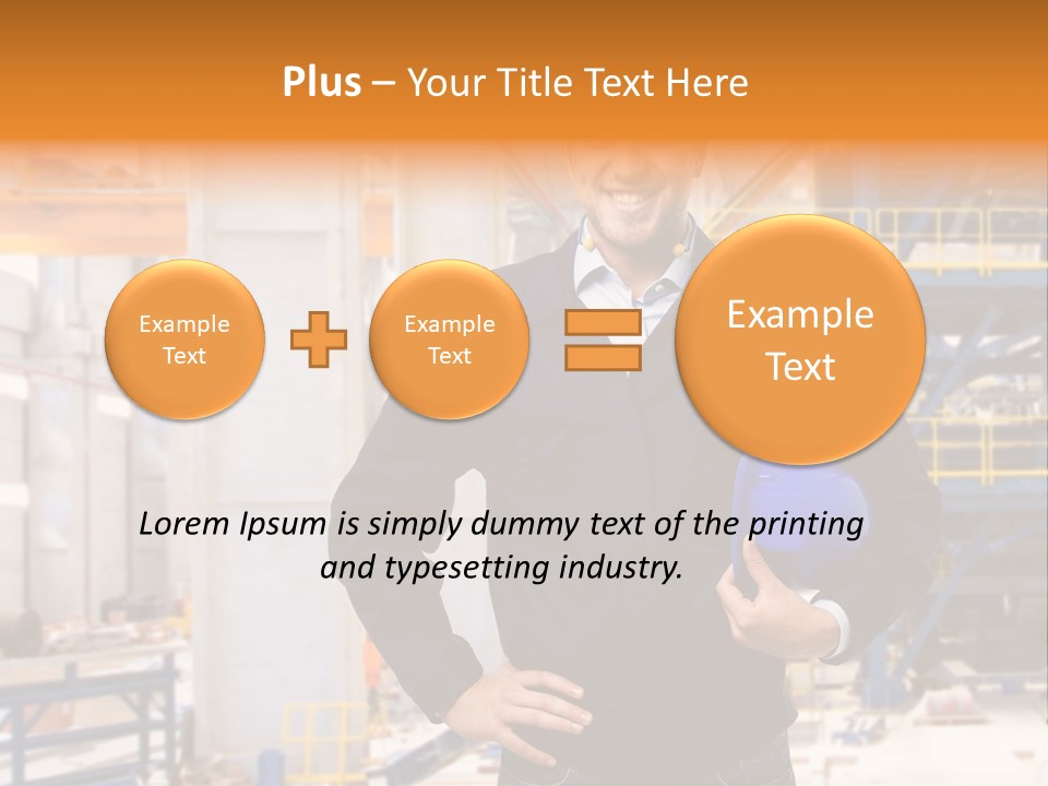 Gas Helmet Male PowerPoint Template